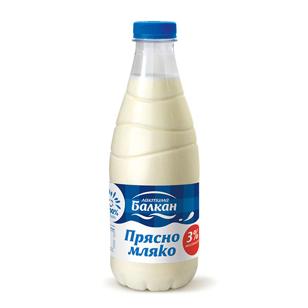Прясно мляко „Балкан“ 3% 1 л